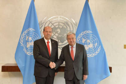 KKTC Cumhurbaşkanı ve BM Genel Sekreteri arasında kritik Kıbrıs görüşmesi