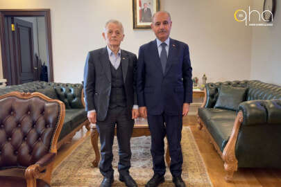 Kırım Tatarlarının milli lideri Kırımoğlu, İçişleri Bakan Yardımcısı Mehmet Aktaş ile bir araya geldi
