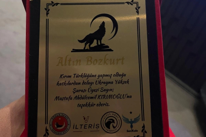 Mustafa Abdülcemil Kırımoğlu'na Altın Bozkurt Ödülü!