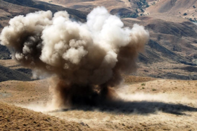 Ermeni asker, kendi döşediği mayının patlaması sonucunda yaralandı