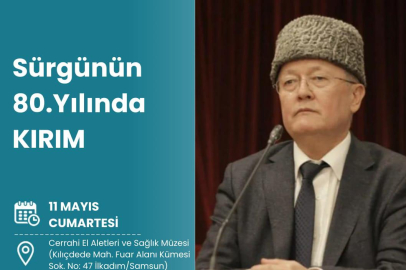 Zafer Karatay'dan "Sürgünün 80. Yılında Kırım" başlıklı konferans