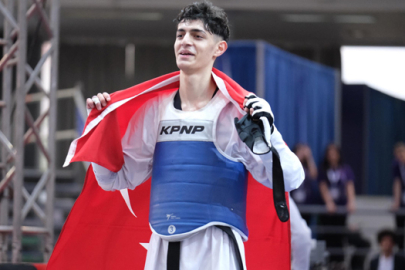 Avrupa Tekvando Şampiyonası'nda Türk sporcudan altın madalya!