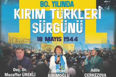 Safinar Kırımoğlu'nun konuşmacı olacağı "80. Yılında Kırım Türkleri Sürgünü" konferansı düzenlenecek