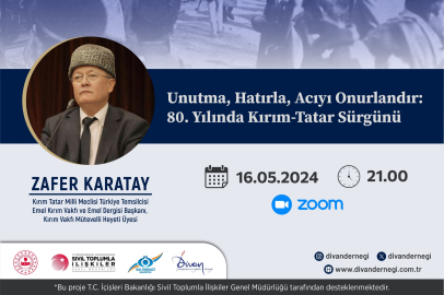 Divan Araştırma ve Eğitim Derneğinden "Kırım Tatar Sürgünü" semineri