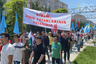 Eskişehir'de 18 Mayıs Kırım Tatar Sürgünü şehitleri için anma yürüyüşü