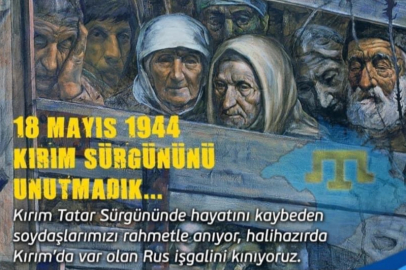 Türk Ocaklarından Kırım Tatar Sürgünü'nün 80. yıl dönümü hakkında açıklama