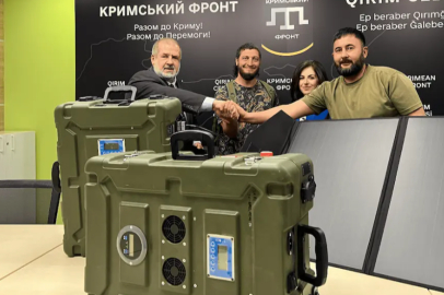 Kırım Tatar Numan Çelebicihan Taburuna şarj istasyonu desteği