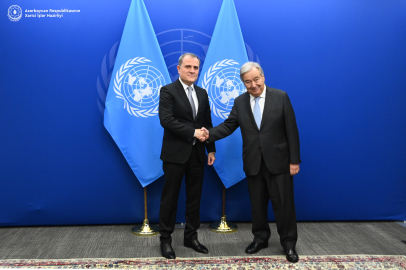 Azerbaycan Dışişleri Bakanı Bayramov, BM Genel Sekreteri Guterres ile görüştü