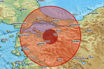 Bursa'da 4 büyüklüğünde deprem!
