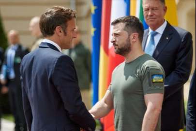 Zelenskıy ve Macron görüştü: Gündem Ukrayna savunmasının güçlendirilmesi