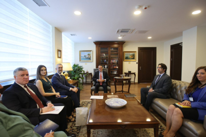Büyükelçi Celâl ve Dışişleri Bakan Yardımcısı Bozay görüştü
