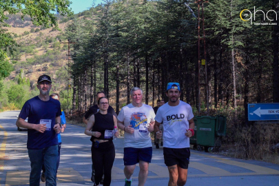 Ukrayna kahramanları için Ankara'da anlamlı koşu etkinliği