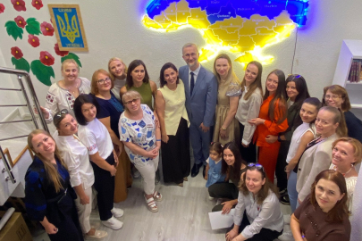 Ukrayna Büyükelçisi Celâl, Ankara Ukrayna Derneğini ziyaret etti