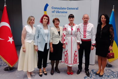 Kırım Derneği Gebze Şubesi, Ukrayna Bağımsızlık Günü resepsiyonuna katıldı