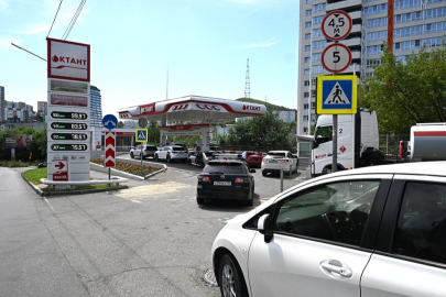 İşgal altındaki Kırım'da akaryakıt krizi