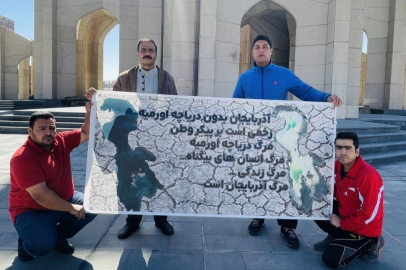Tebriz’de Urmiye Gölü için protesto!