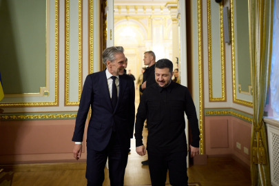 Hollanda ve Litvanya başbakanları Kıyiv'de destek mesajı verdi