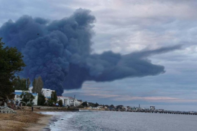 Kırım'daki petrol terminaline operasyon: Ukrayna, işgalci lojistiğini hedef almaya devam ediyor