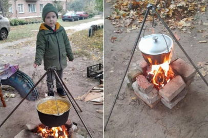 Sumı bölgesinde elektrik ve gaz kesintileri sürüyor: Halk açık havada yemek pişiriyor