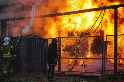Rusya'dan termik santrale saldırı: 2 enerji çalışanı yaralandı