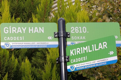 Tekirdağ'da caddelere "Giray Han" ve "Kırımlılar" ismi verildi