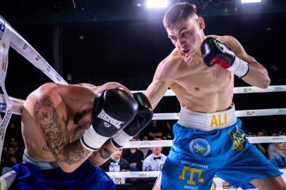 Kırım Tatar boksör Ali Dağlı'dan üst üste dördüncü galibiyet