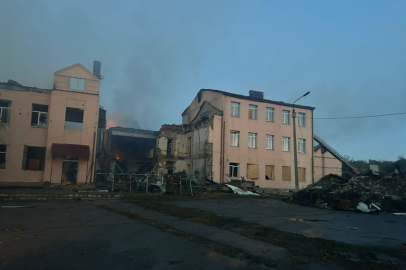 İşgalci Rusya, Slovyansk'ta bir okulu vurdu!