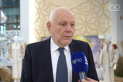 Ukrayna Büyükelçiliği resepsiyonunda katılımcılardan bağımsızlık mesajı