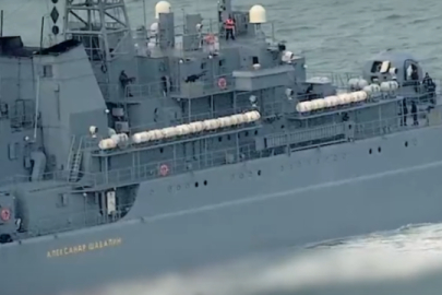 Rus savaş gemisi Almanya açıklarında demir attı