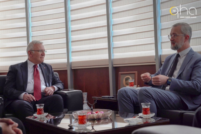 Ukrayna Büyükelçisi Celâl'den Başkent Üniversitesi Rektörü Özkardeş'e nezaket ziyareti