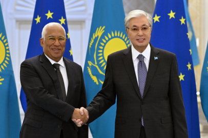 Kazakistan Cumhurbaşkanı Tokayev, Avrupa Konseyi Başkanı Costa ile görüştü