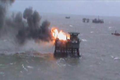 Ukrayna Rusya’nın Hazar’daki Filanovskiy petrol platformunu vurdu!