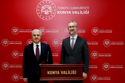 Ukrayna Büyükelçisi Celâl Konya Valisi Akın'a nezaket ziyaretinde bulundu