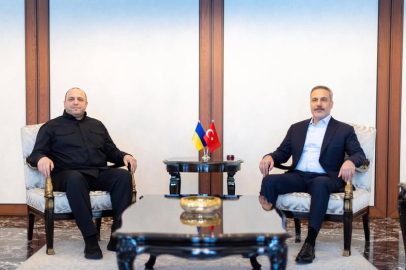 Ukrayna Milli Güvenlik ve Savunma Konseyi Sekreteri Umerov, Dışişleri Bakanı Fidan ile bir araya geldi