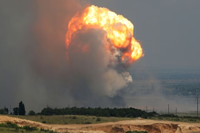 Ukrayna’dan Kırım’daki mühimmat deposuna SİHA saldırısı