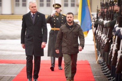 Ukrayna Cumhurbaşkanı Zelenskıy ve Litvanya Cumhurbaşkanı Nausėda görüştü