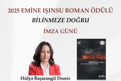 2025 Emine Işınsu Roman Ödülü sahibi “Bilinmeze Doğru” Eskişehir’de okurlarla buluşuyor!