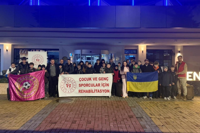 Savaş mağduru 30 genç Ukraynalı sporcu, Türkiye’nin misafiri oldu