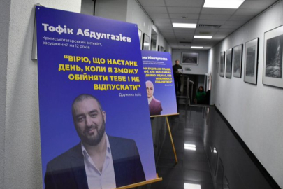 Kıyiv’de Kırım’ın işgale karşı direnişini anlatan sergi düzenlendi