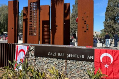 Gazi Baf Şehitler Anıtı'nda  Baf Direnişi’nin 62. yılı anma töreni düzenlendi