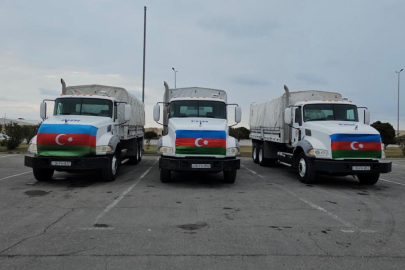 Azerbaycan'dan İran'a yardım eli: Gıda ve ilaç sevkiyatı başladı