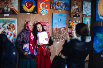 Kıyiv’de "Barışın Renkleri" sergisi: Ukrayna-Türkiye dostluğu tuvale yansıdı