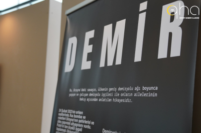 Ukrayna ve Hollanda büyükelçilikleri ortaklığında düzenlenen “Demir İnsanlar” sergisi açıldı