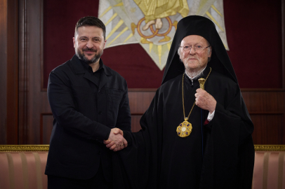 Zelenskıy, Fener Rum Patriği Bartholomeos ile görüştü