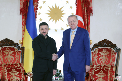 Zelenskıy ve Erdoğan görüşmesi Dolmabahçe'de başladı!