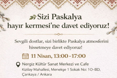 Ankara Ukrayna Derneğinden "Paskalya Hayır Kermesi"