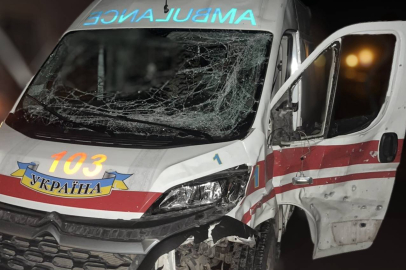 İşgalci Rusya Sumı’da ambulansı hedef aldı: 3 sağlık görevlisi yaralandı