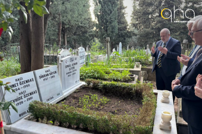 KTMM Başkanı Çubarov, merhum İsmail Adnan Süyen'i mezarı başında andı