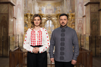 Ukrayna Cumhurbaşkanı Zelenskıy, Paskalya Bayramı'nı kutladı