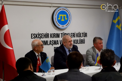 KTMM Başkanı Refat Çubarov Eskişehir Kırım Derneğini ziyaret etti